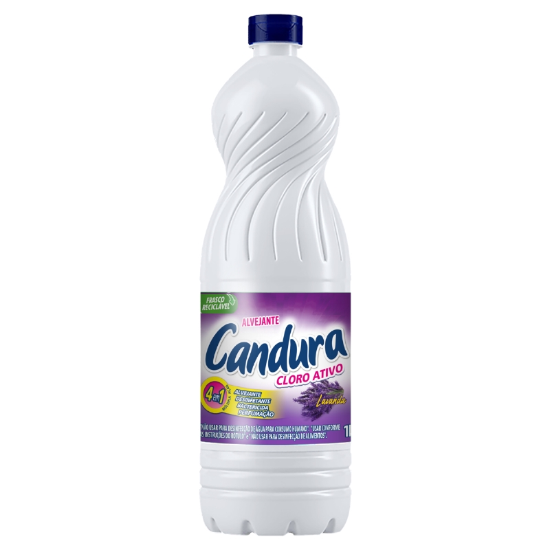 Alvejante Candura Cloro Ativo Lavanda e Fresh 