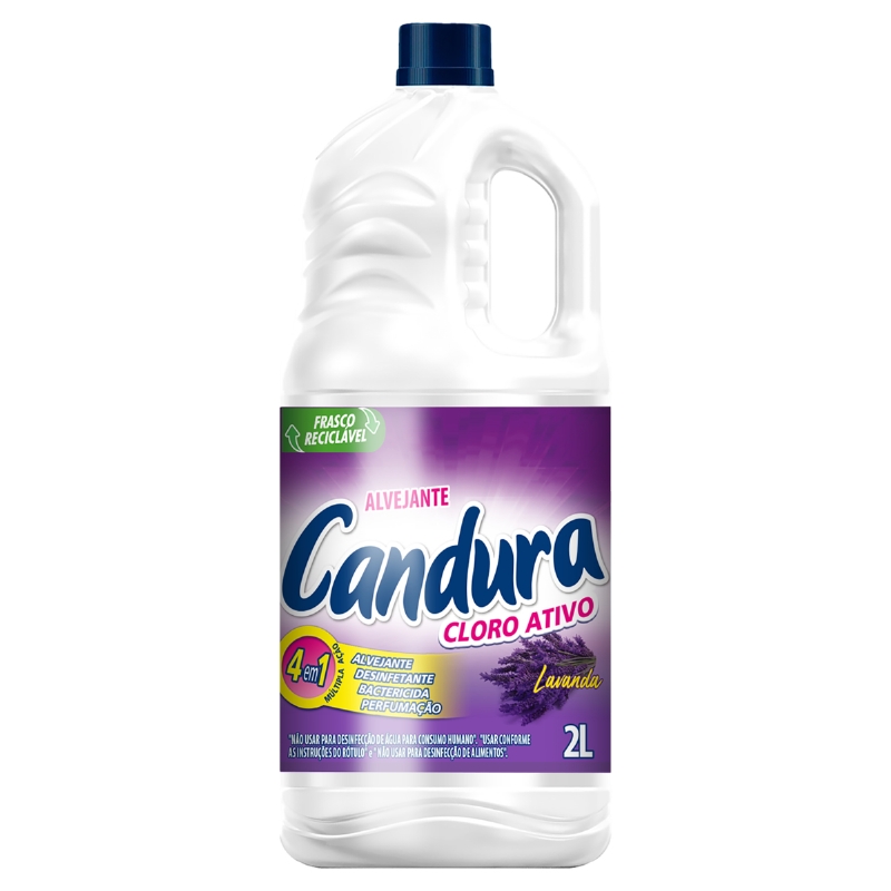 Alvejante Candura Cloro Ativo Lavanda e Fresh 