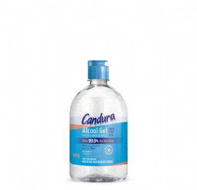 lcool Gel 70 - Higienizador de Mos Candura